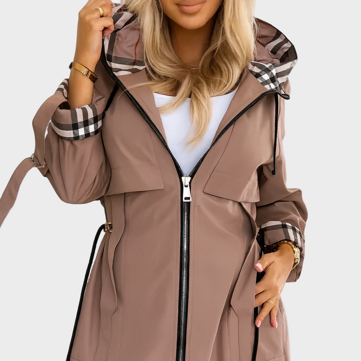 Liliana – Long Jacket with Hood