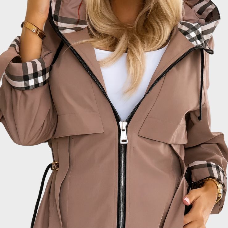 Liliana – Long Jacket with Hood