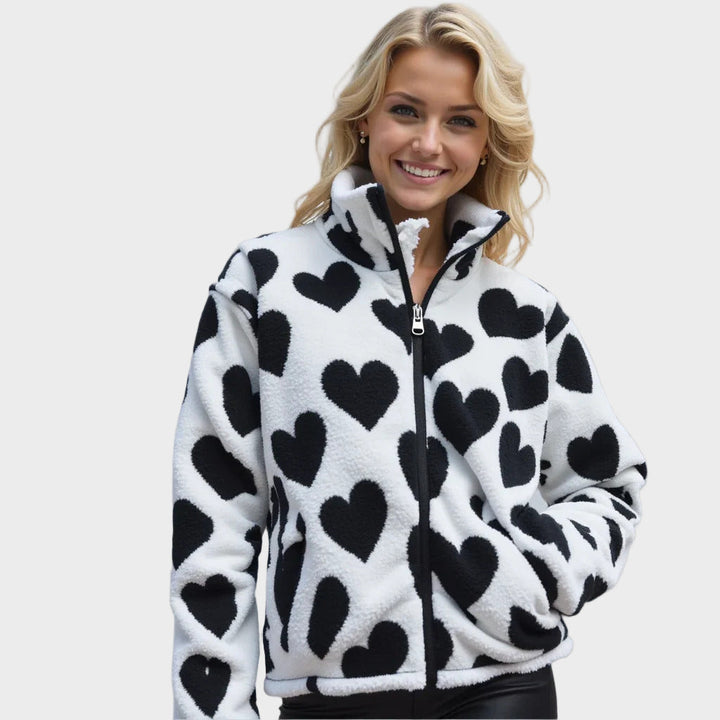 Katerina – Reversible Jacket with Hearts
