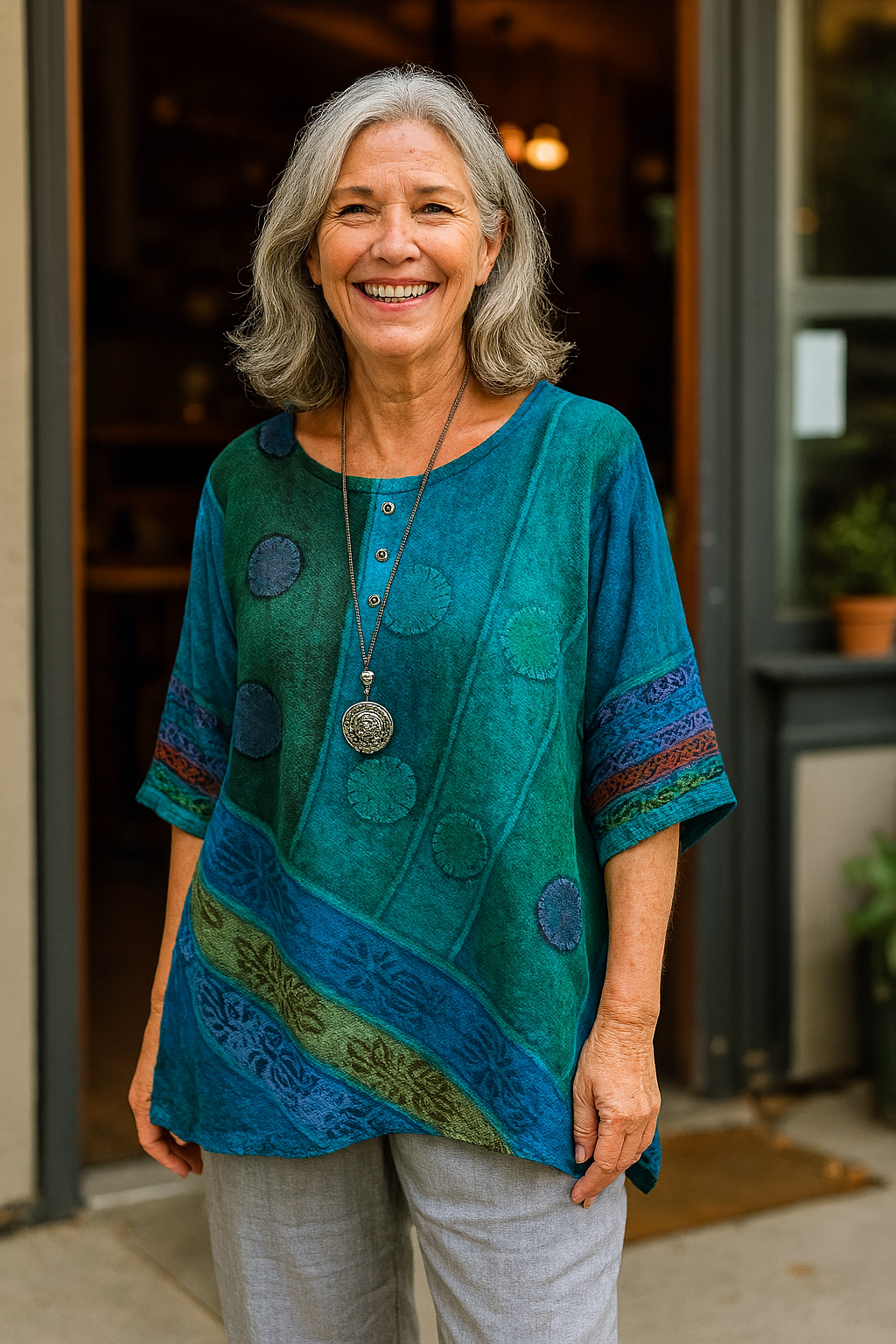 Chloe | Artistic Top – Flows Gently, Flatters Beautifully