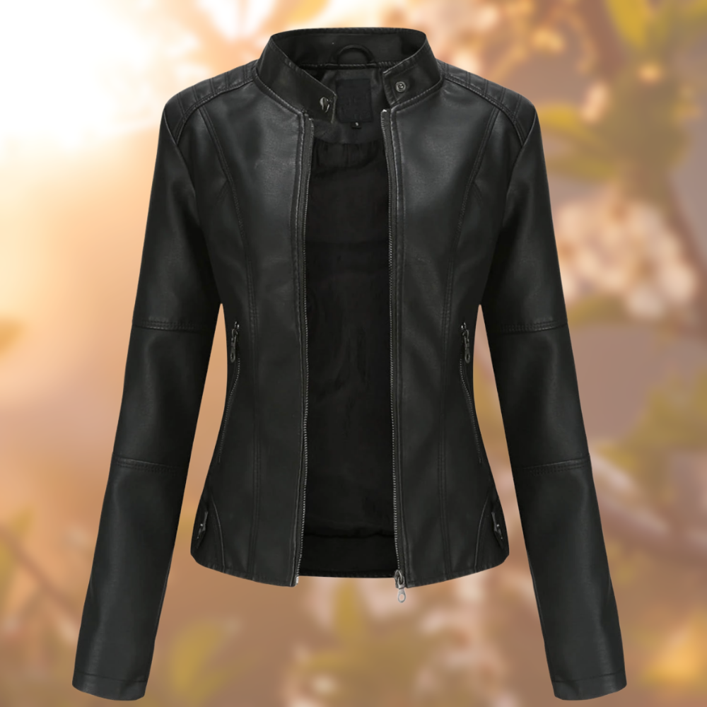 Gordana - Elegant Leather Jacket
