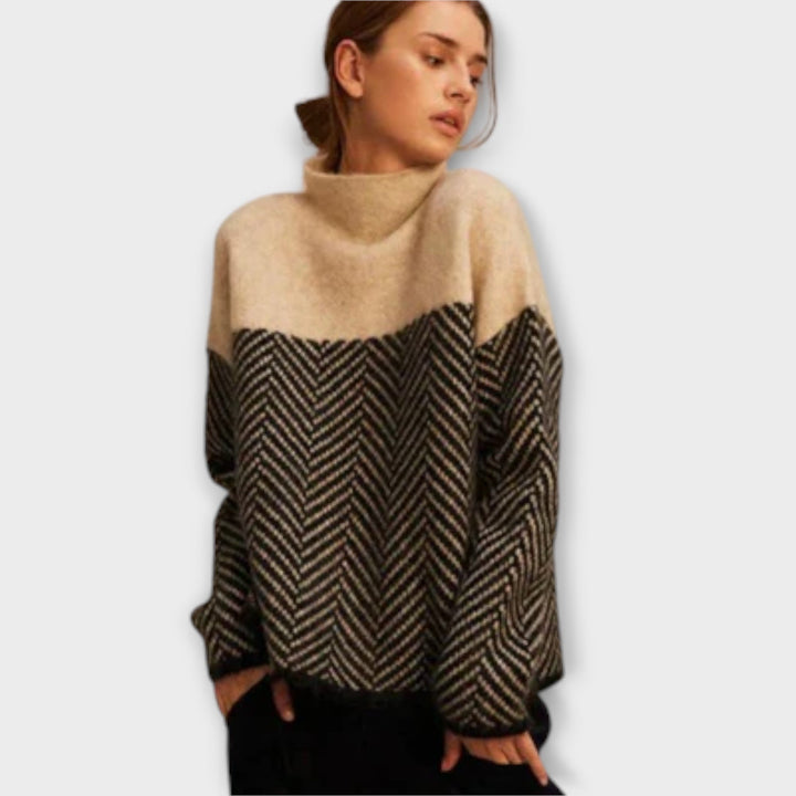 Maeve - Soft Pullover with High Collar