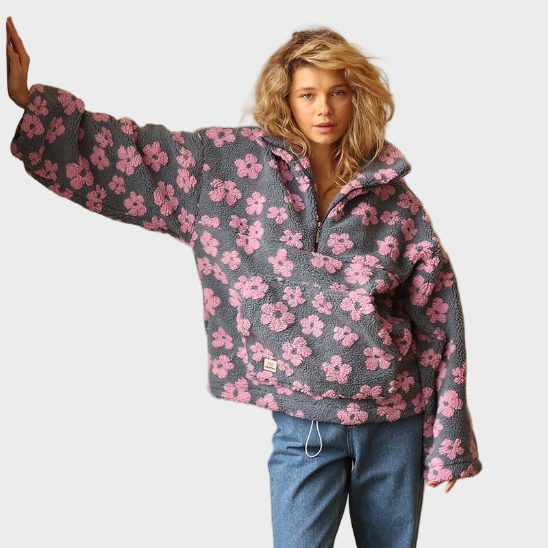 Margarita – Fleece Pullover Bloom