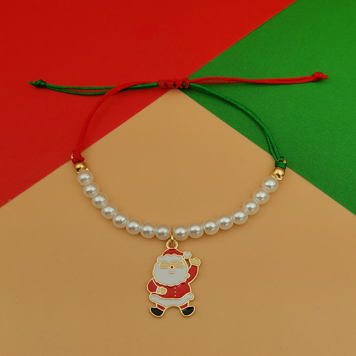 Christmas Pearl Bracelet