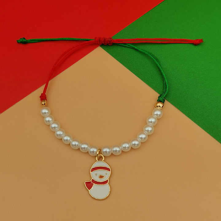 Christmas Pearl Bracelet