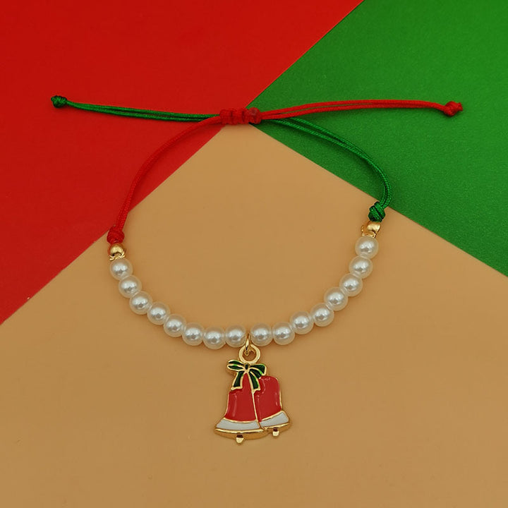 Christmas Pearl Bracelet