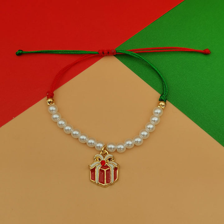 Christmas Pearl Bracelet