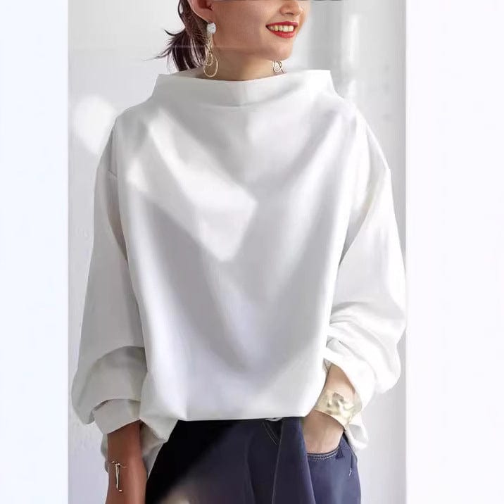 Elly™  | High-Neck Soft Knit Top