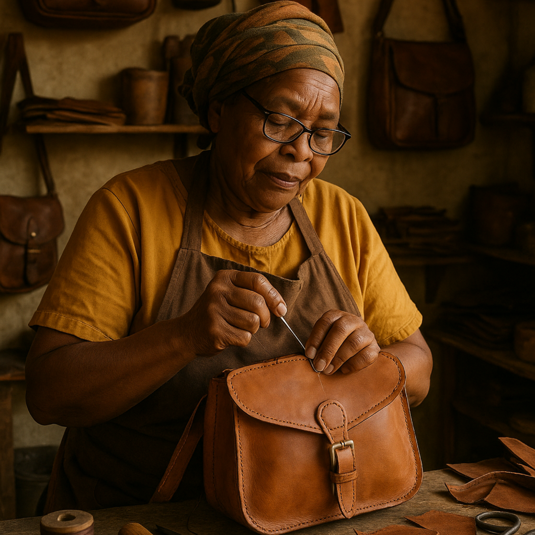 Lena's Retro Square with Side Bag