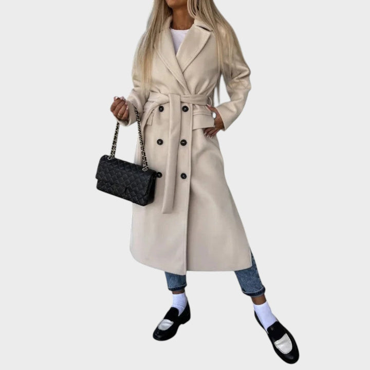 Ana - Modern Coat with Belt