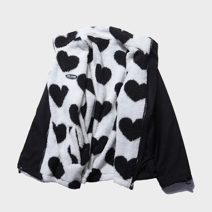 Katerina – Reversible Jacket with Hearts