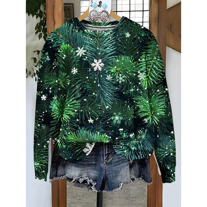 New Christmas Sweatshirts Santa Claus 3D Print Women O-Neck Hoodies Casual Streetwear Y2k Pullovers Harajuku Tops Woman Clothing