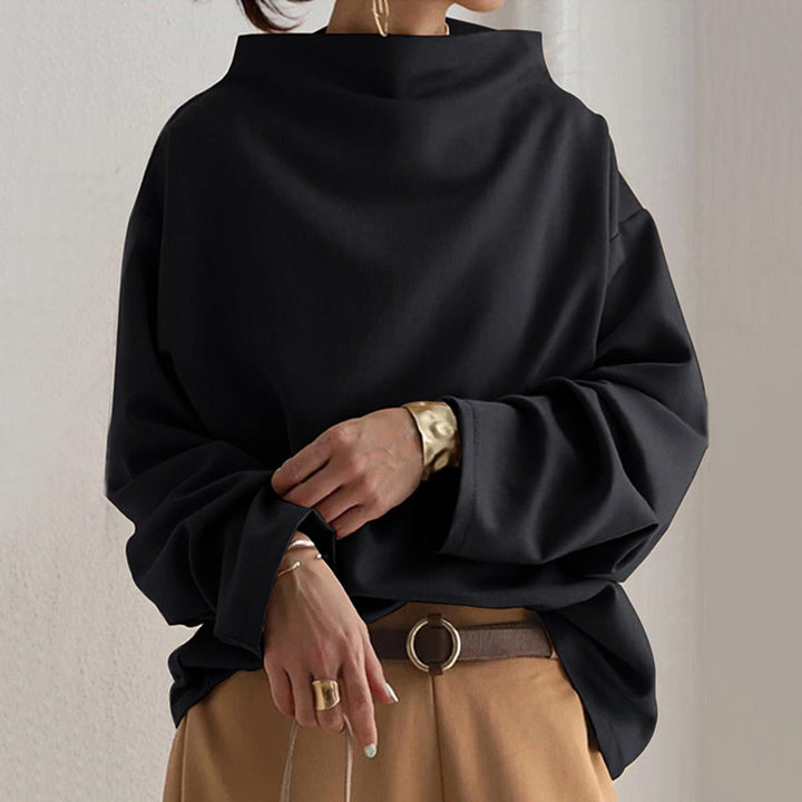 Elly™  | High-Neck Soft Knit Top