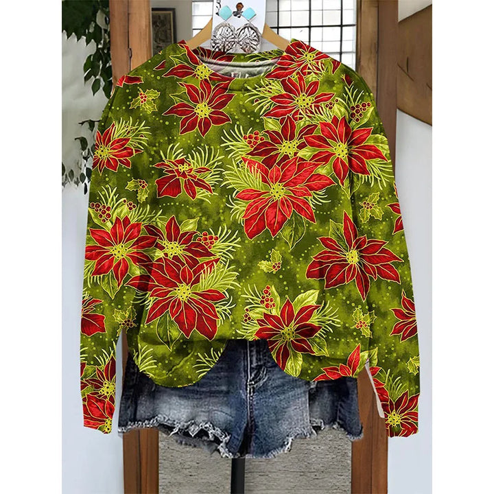 New Christmas Sweatshirts Santa Claus 3D Print Women O-Neck Hoodies Casual Streetwear Y2k Pullovers Harajuku Tops Woman Clothing