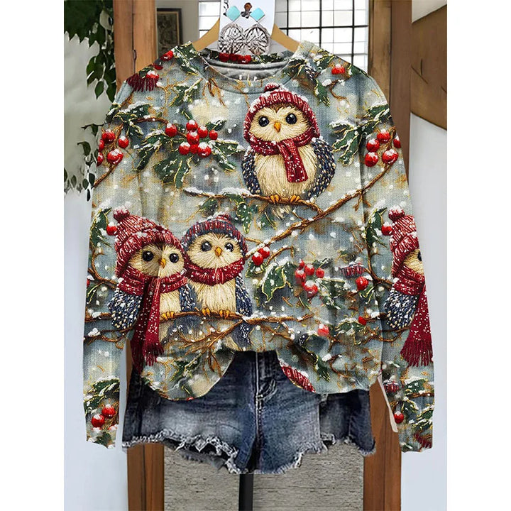 New Christmas Sweatshirts Santa Claus 3D Print Women O-Neck Hoodies Casual Streetwear Y2k Pullovers Harajuku Tops Woman Clothing