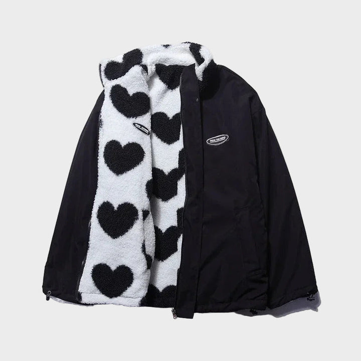 Katerina – Reversible Jacket with Hearts