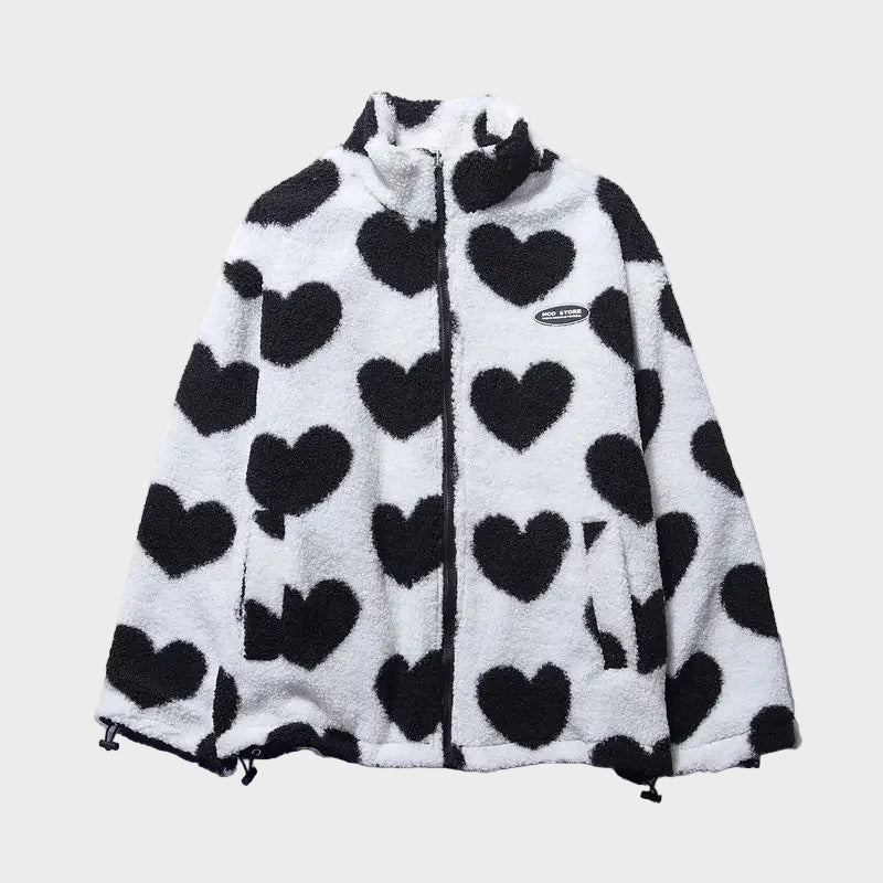Katerina – Reversible Jacket with Hearts