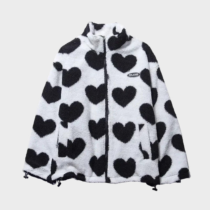 Katerina – Reversible Jacket with Hearts