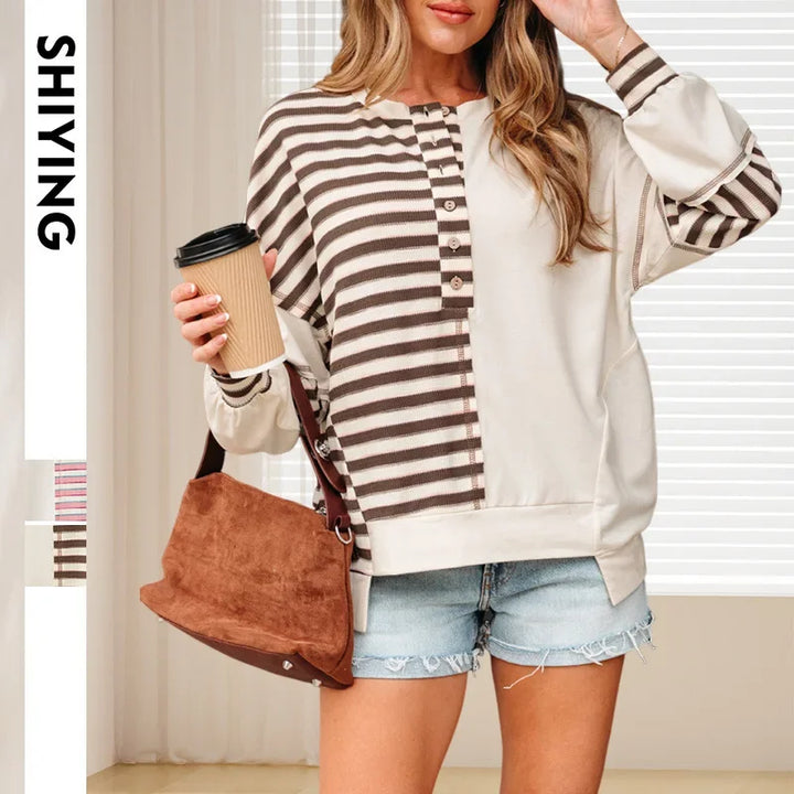 Kathryn | Striped Comfortable Sweater
