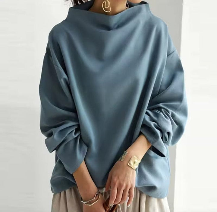 Elly™  | High-Neck Soft Knit Top
