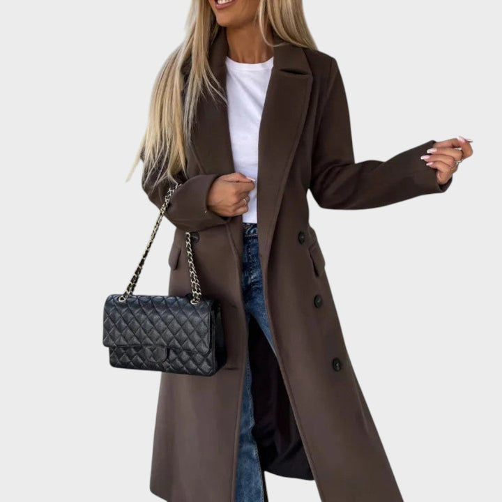 Ana - Modern Coat with Belt