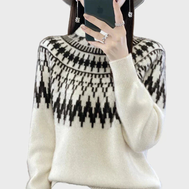 Comfortable Knitted Roll Neck