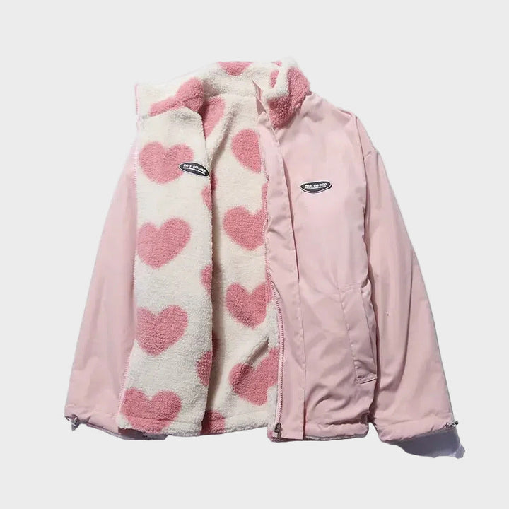 Katerina – Reversible Jacket with Hearts