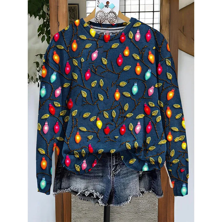 New Christmas Sweatshirts Santa Claus 3D Print Women O-Neck Hoodies Casual Streetwear Y2k Pullovers Harajuku Tops Woman Clothing