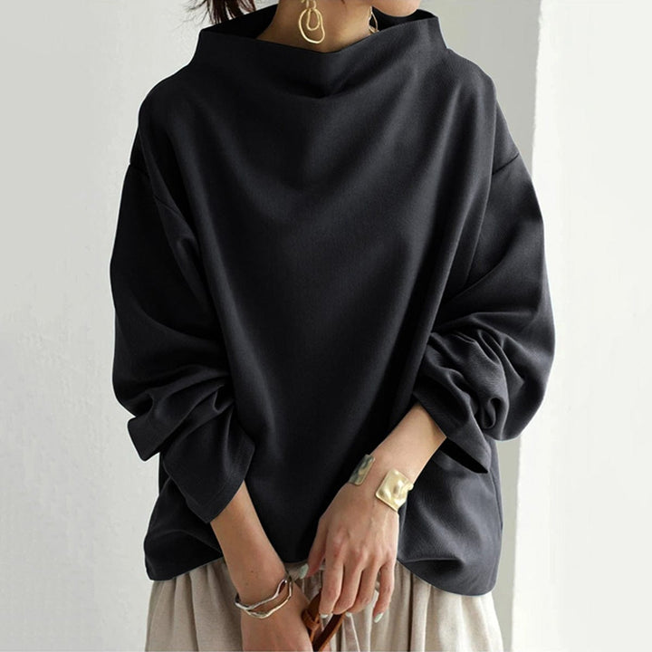 Elly™  | High-Neck Soft Knit Top