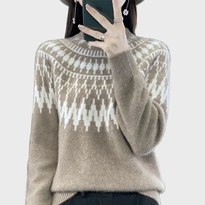 Comfortable Knitted Roll Neck