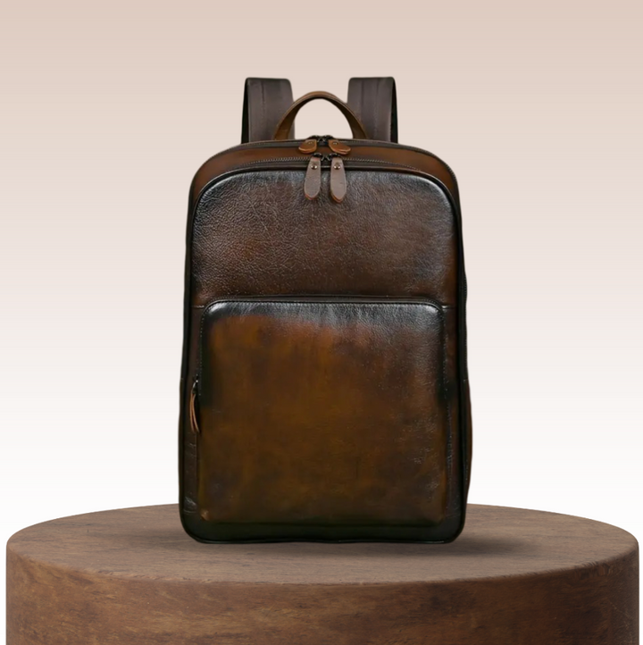 Bennett | Full-Grain Leather "Professor" Laptop Backpack