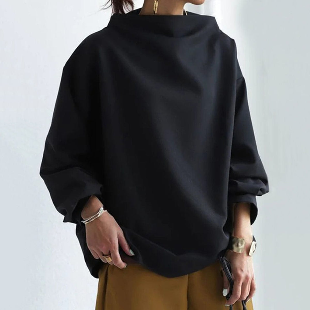 Elly™  | High-Neck Soft Knit Top