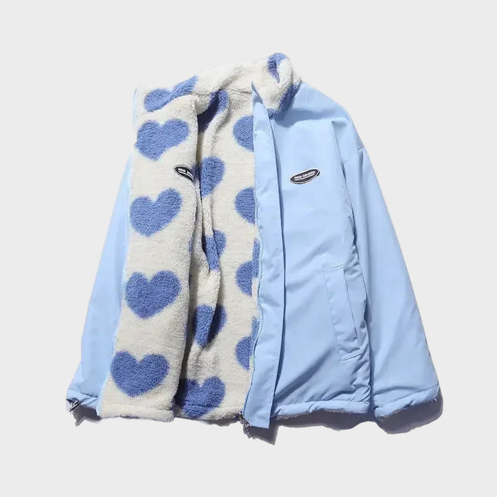 Katerina – Reversible Jacket with Hearts