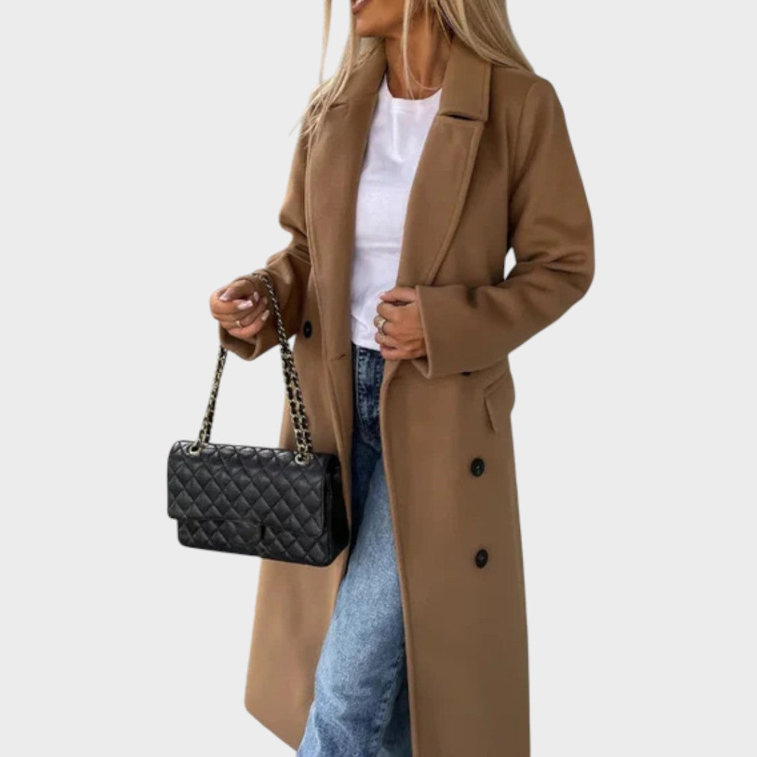 Ana - Modern Coat with Belt