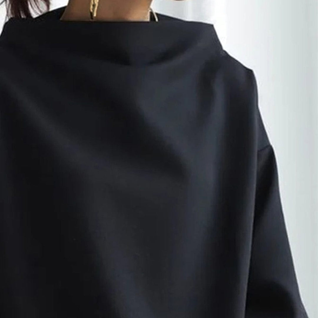 Elly™  | High-Neck Soft Knit Top