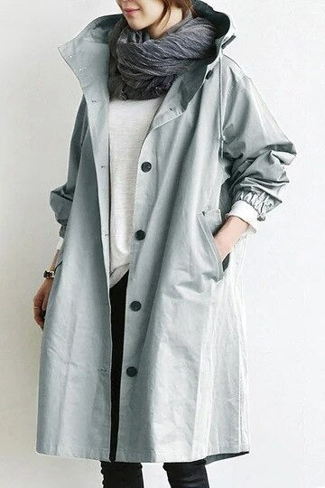 Mirna - Elegant Waterproof Trench Coat