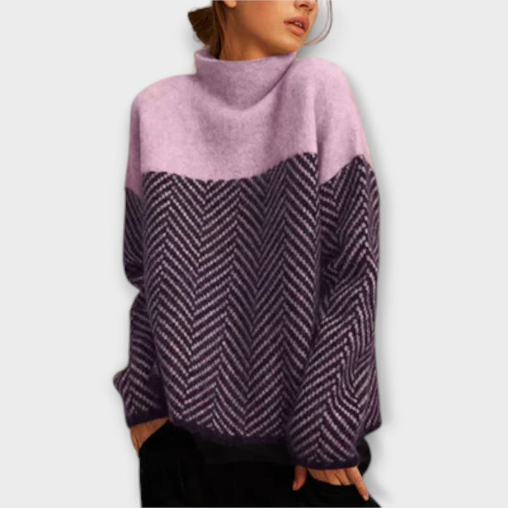 Maeve - Soft Pullover with High Collar