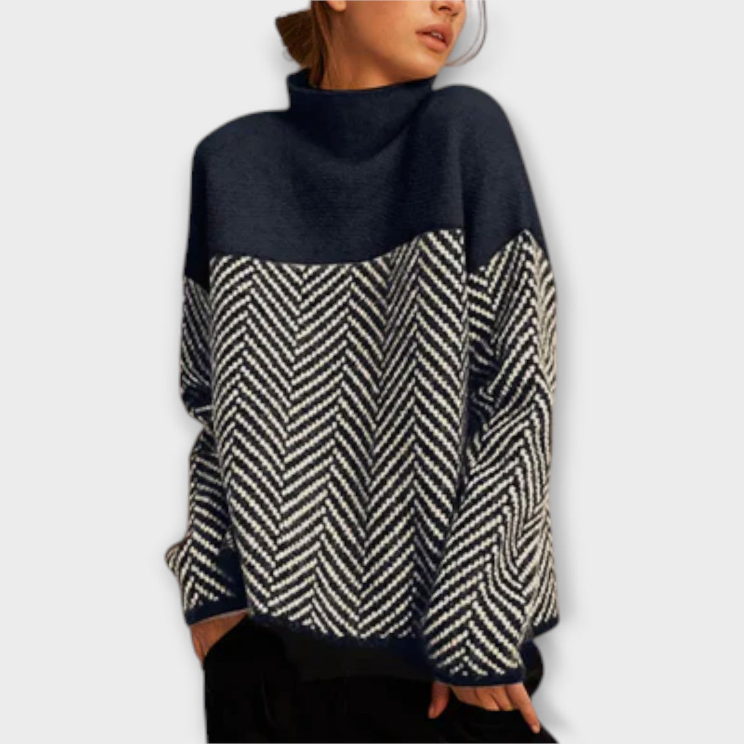 Maeve - Soft Pullover with High Collar