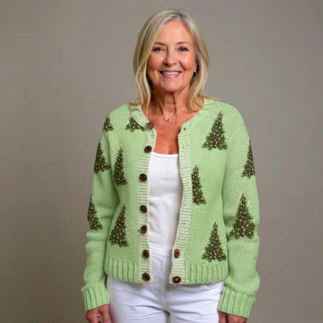 Martha | Vintage Christmas Cardigan