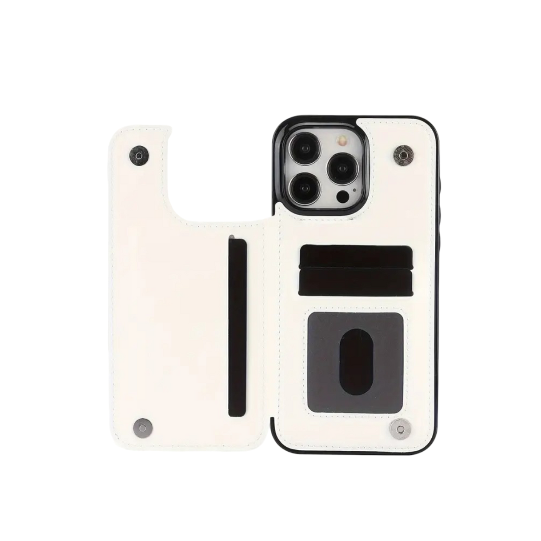 Preston | Magnetic Wallet Flip Case for iPhone