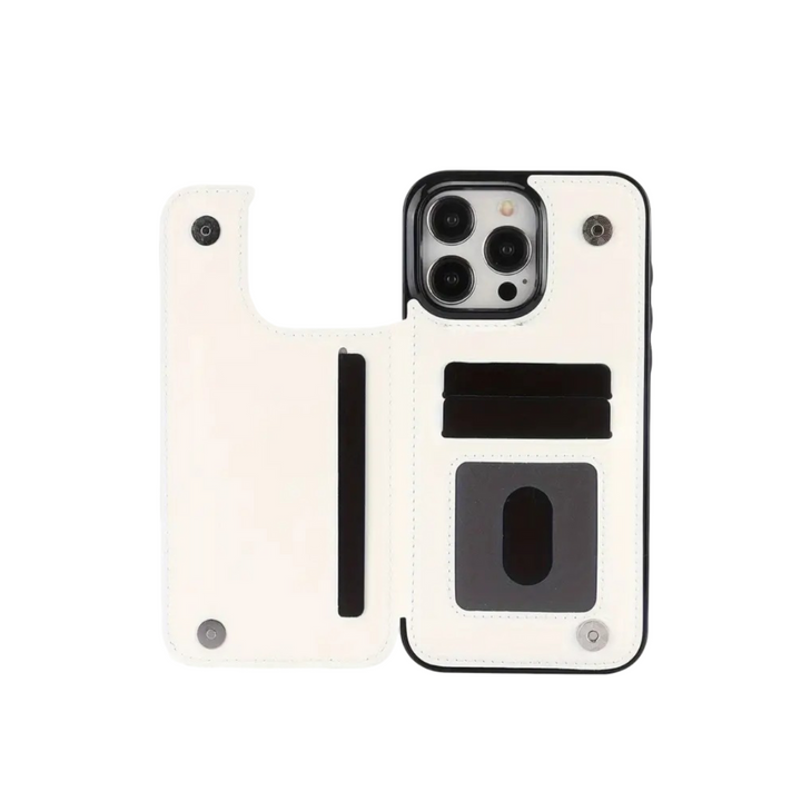 Preston | Magnetic Wallet Flip Case for iPhone