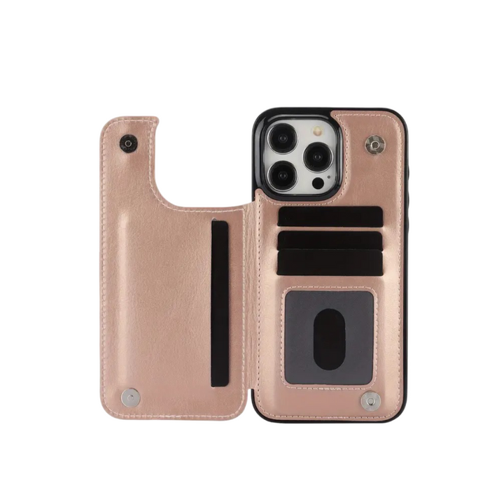 Preston | Magnetic Wallet Flip Case for iPhone