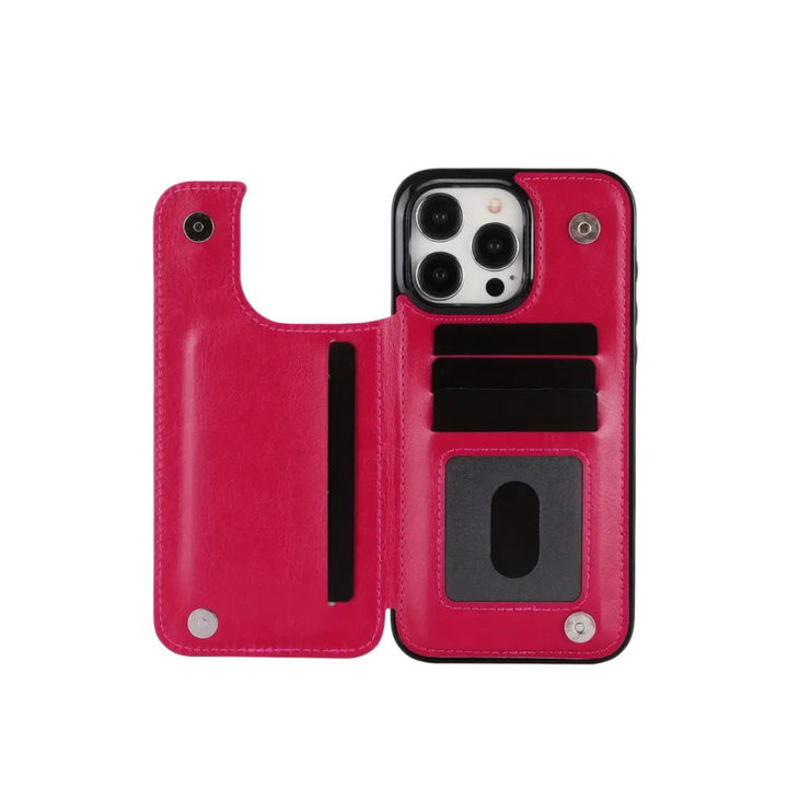 Preston | Magnetic Wallet Flip Case for iPhone