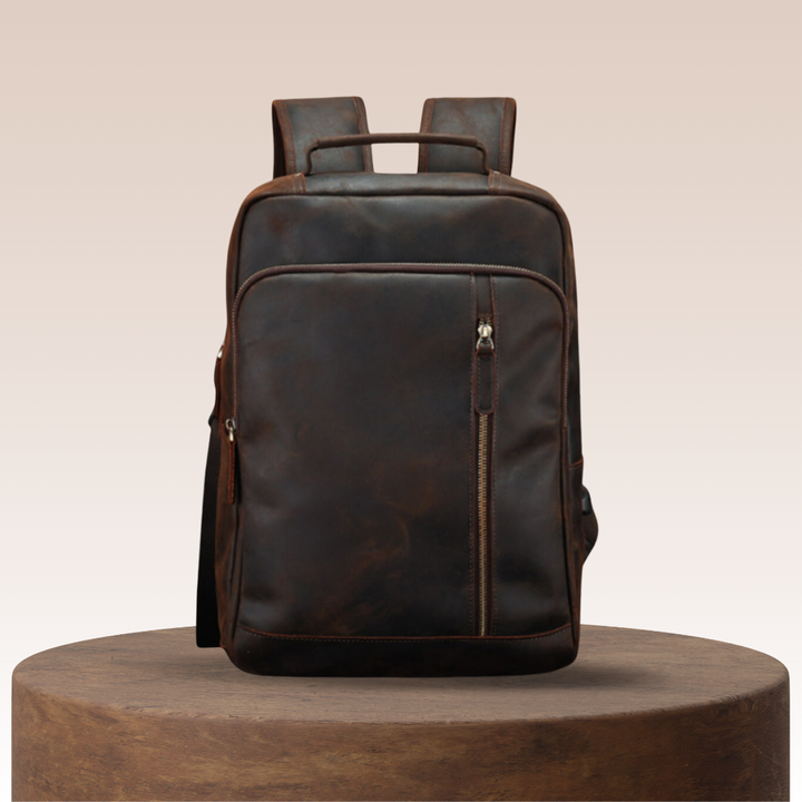 Josh | Men's Leather Professional Laptop Backpack