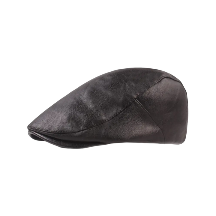 Alaric | vintage leather flat cap