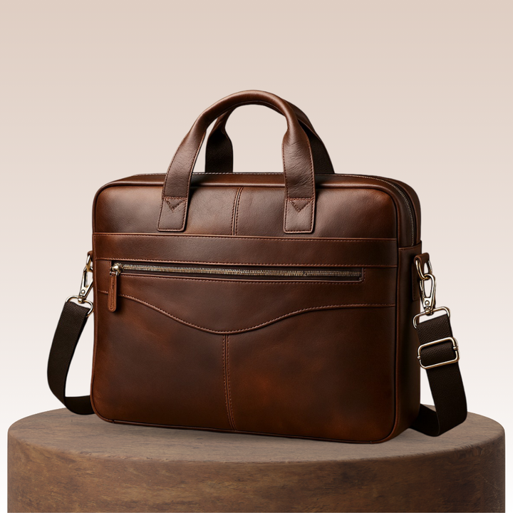 Anthony | Modern Leather Shoulder Bag Briefcase