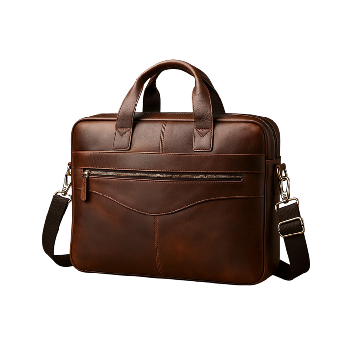 Anthony | Modern Leather Shoulder Bag Briefcase