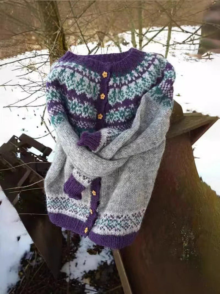 Naomie | Vintage Icelandic Cardigan