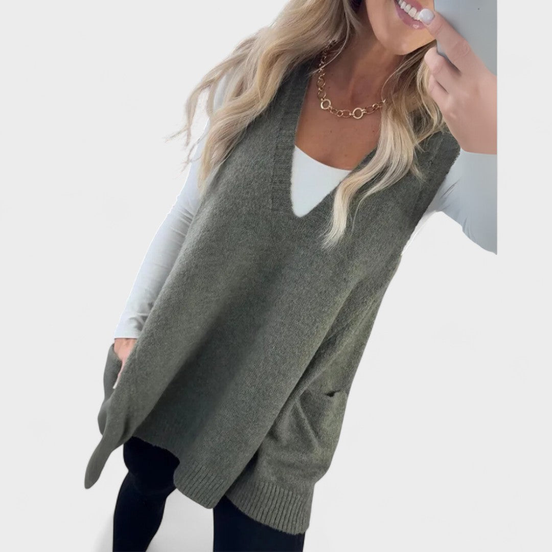 Philippa - Comfortable Knit Vest