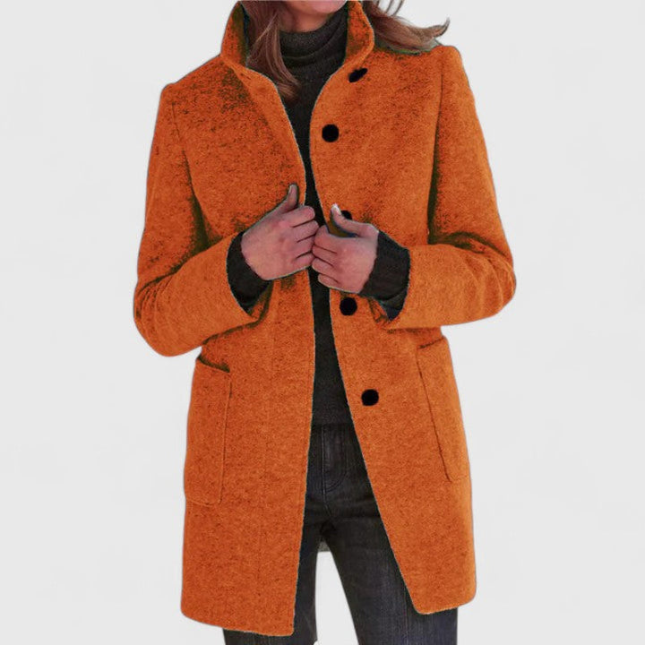 Elena | Classic Wool Blend Coat